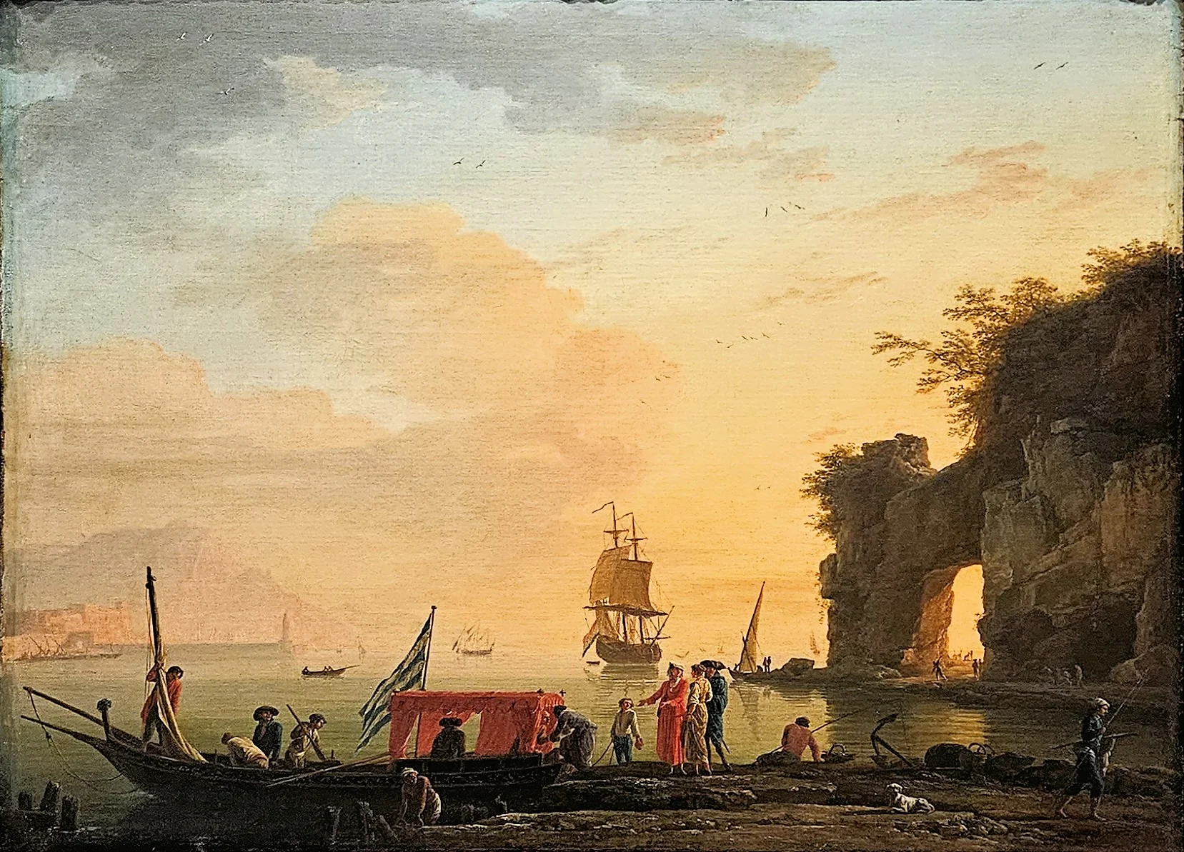 Bay of Naples, detail