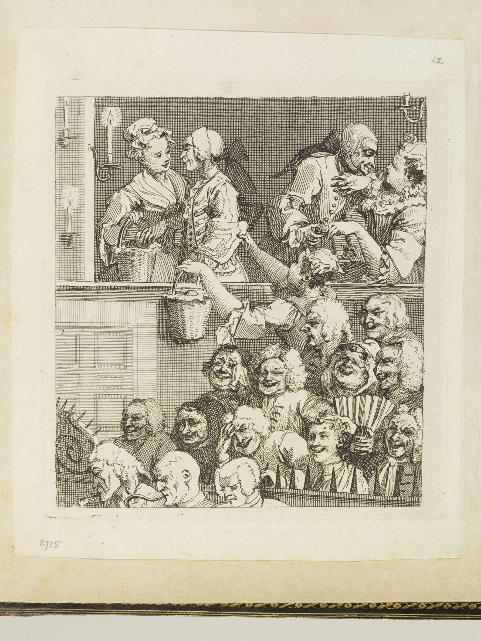 The Laughing Audience, detail