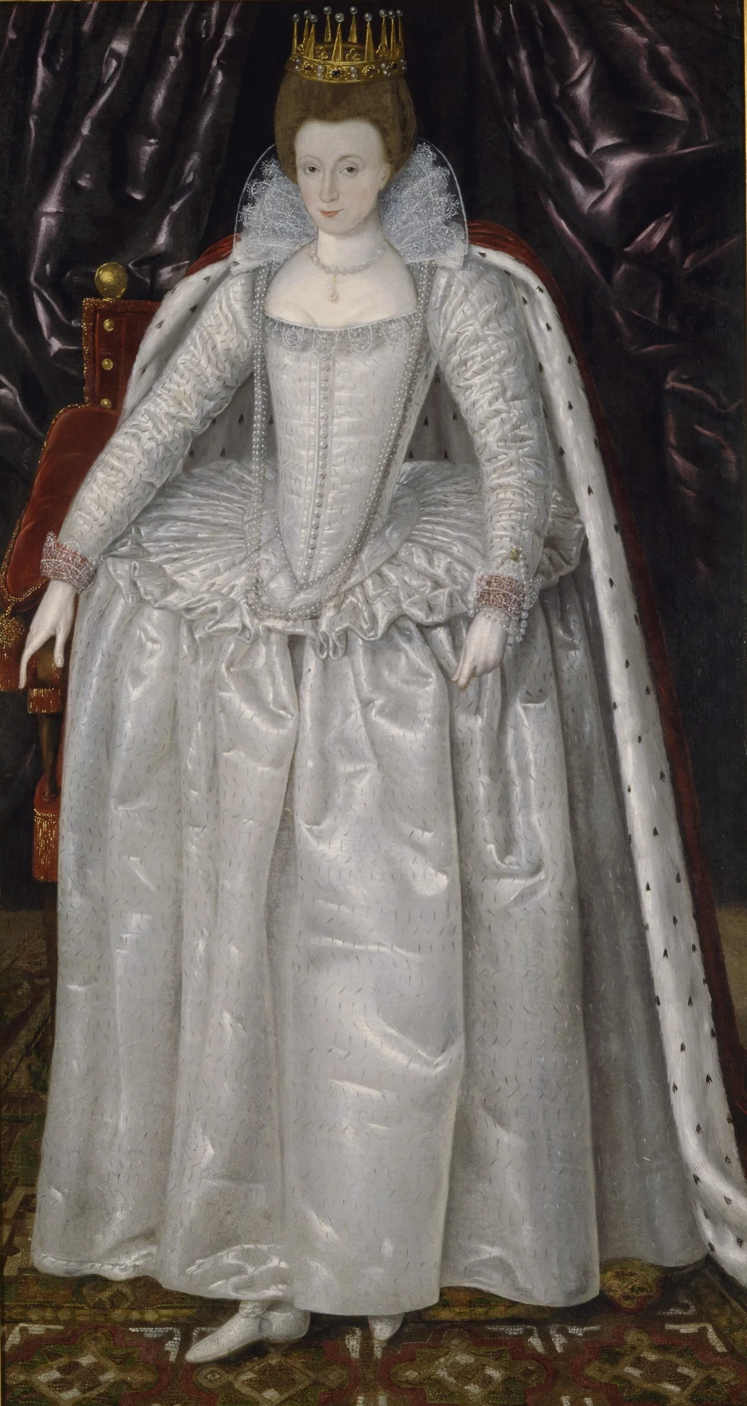 Elizabeth Vernon, Countess of Southampton, detail