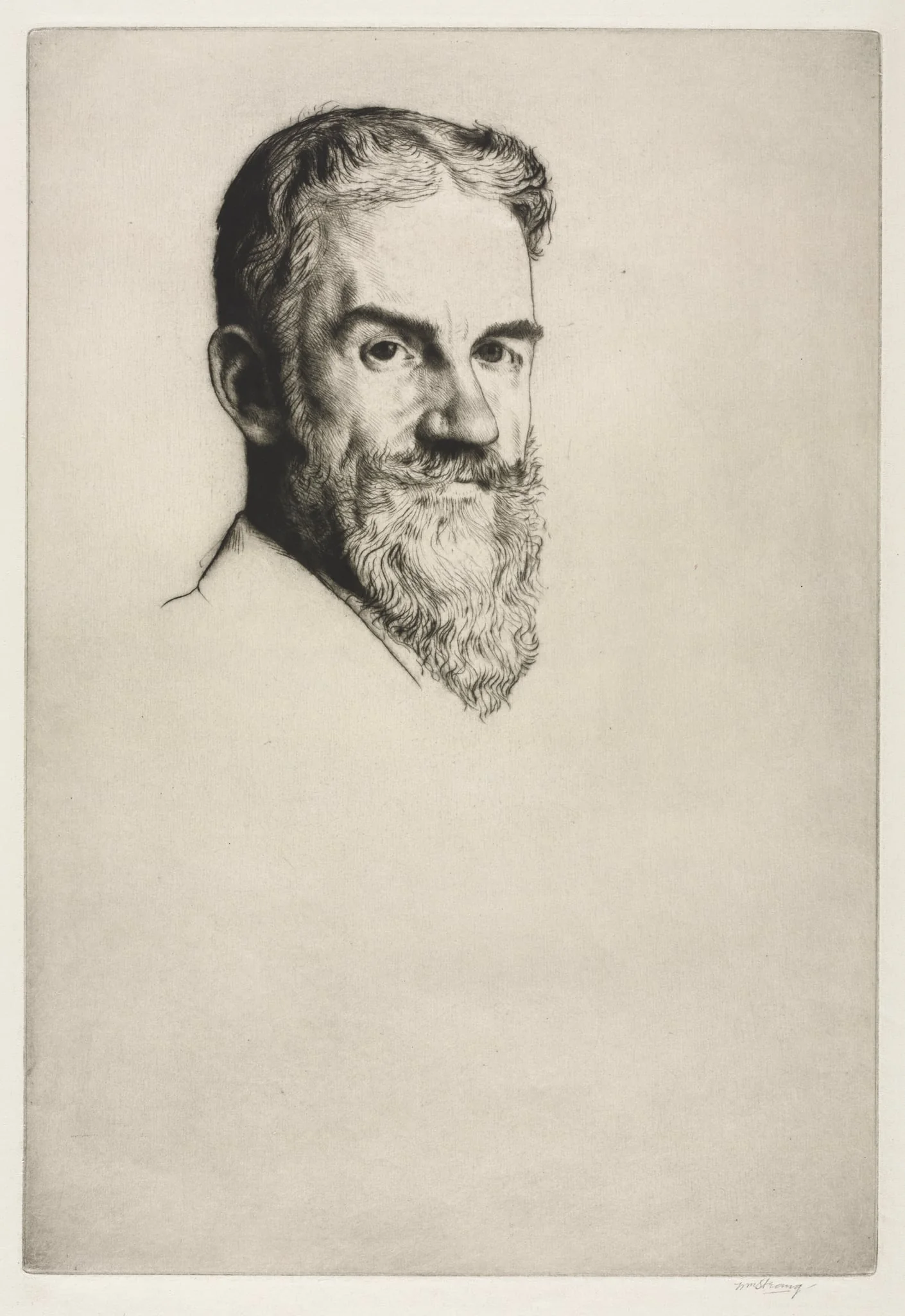 George Bernard Shaw, detail