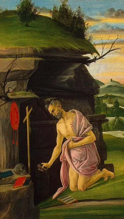 St Jerome, detail
