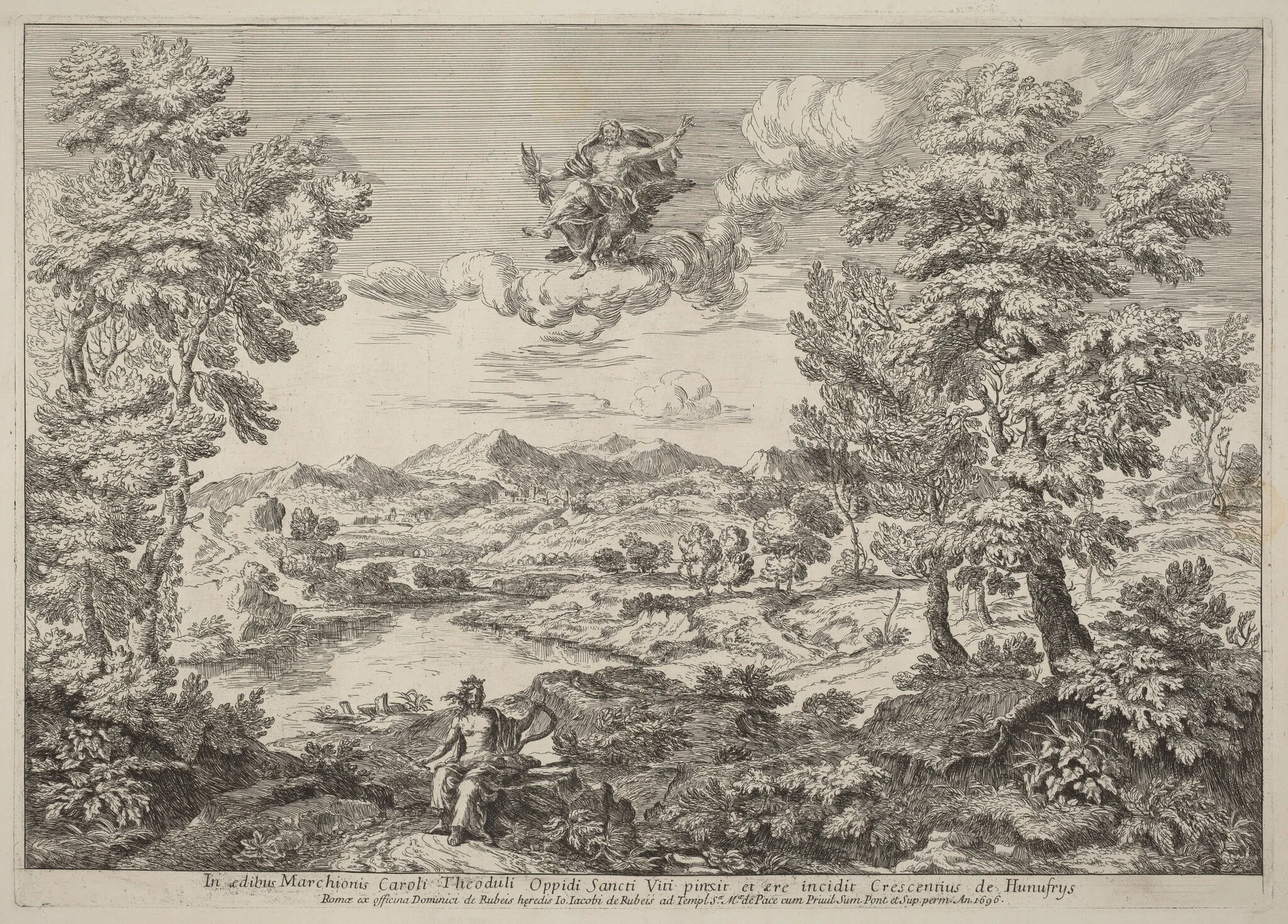 Jupiter in a Landscape, detail