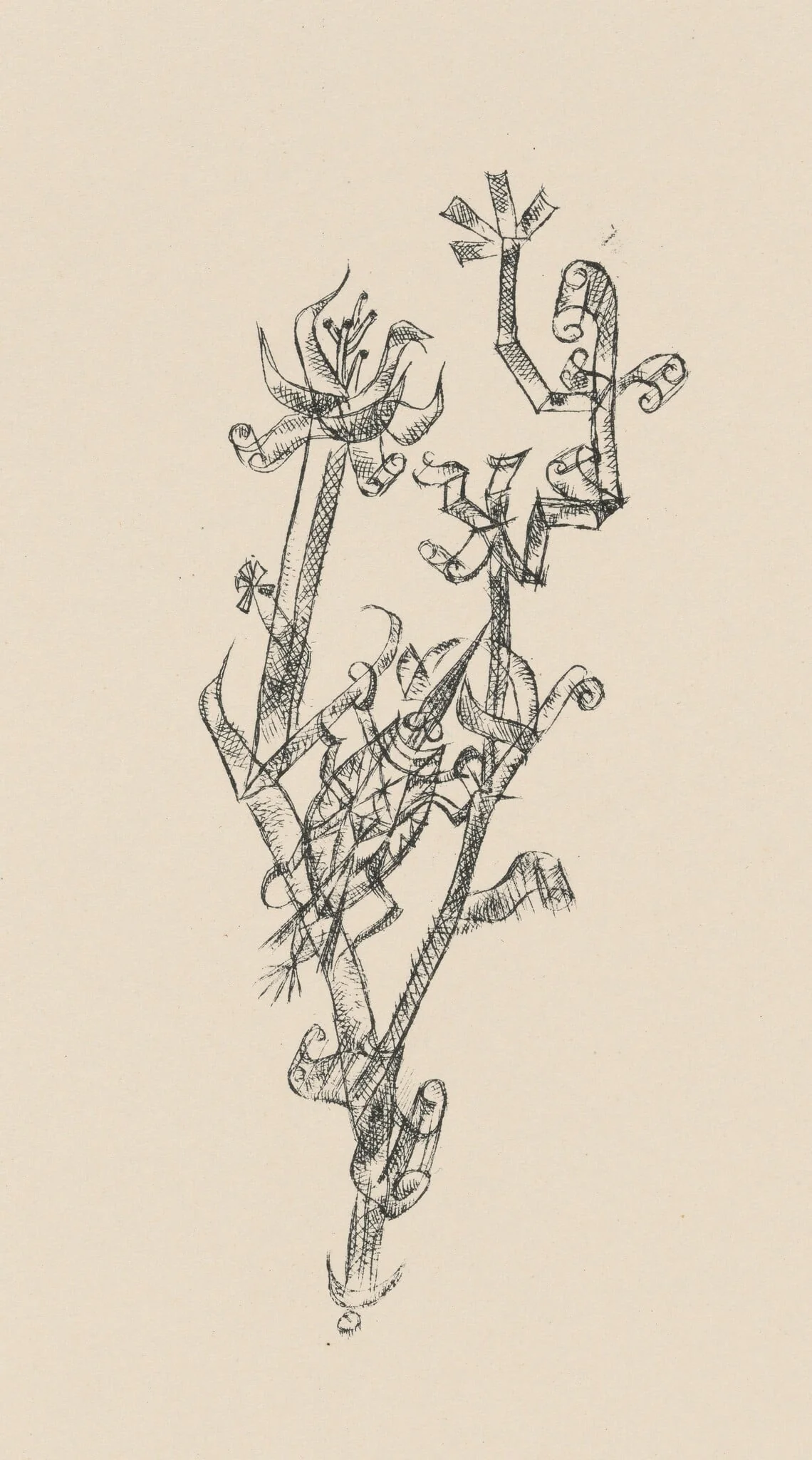 Riesenblattlaus (Giant Aphid) from Deutsche Graphiker der Gegenwart (German Printmakers of Our Time), detail