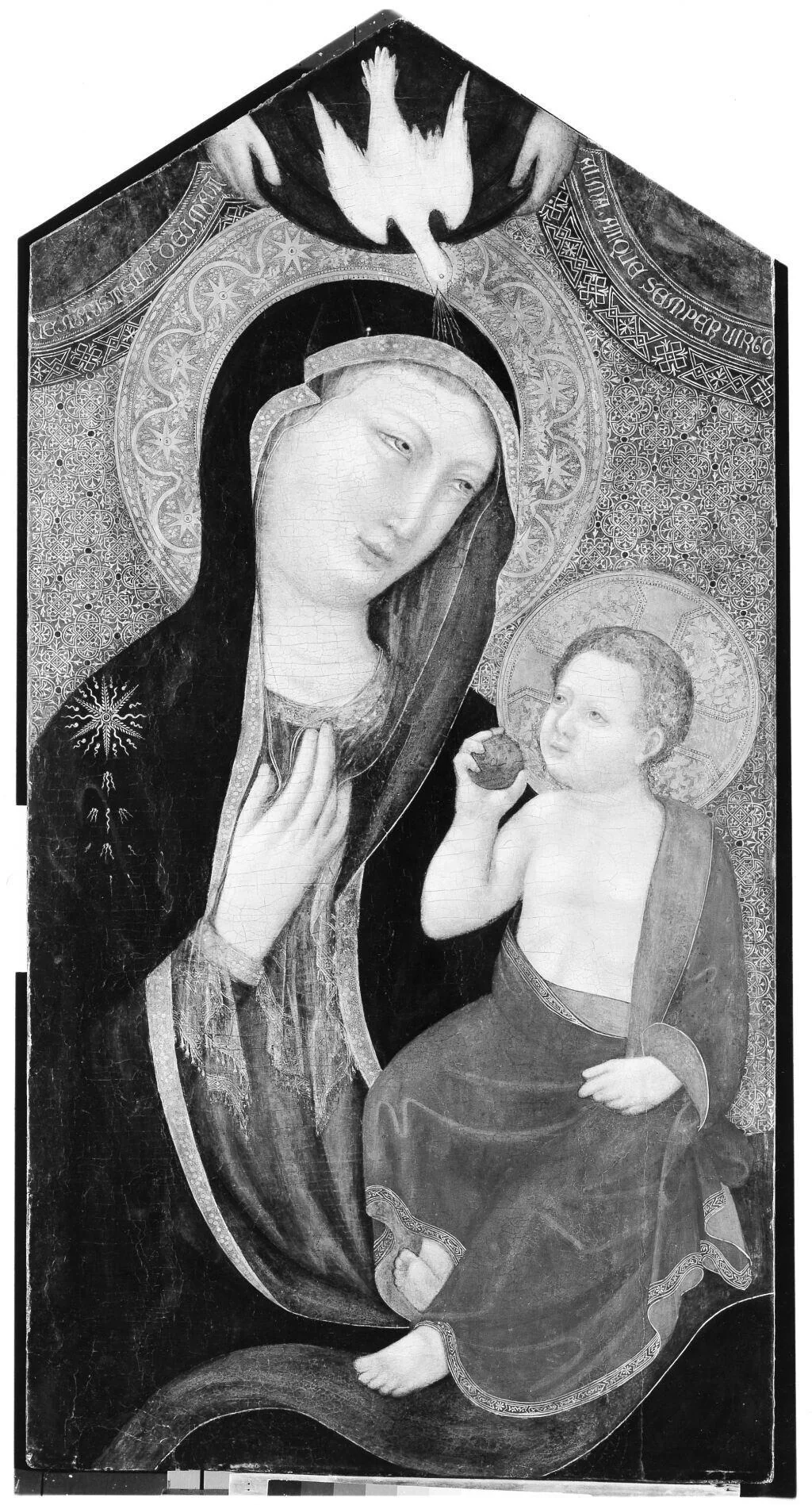 Madonna and Child, detail