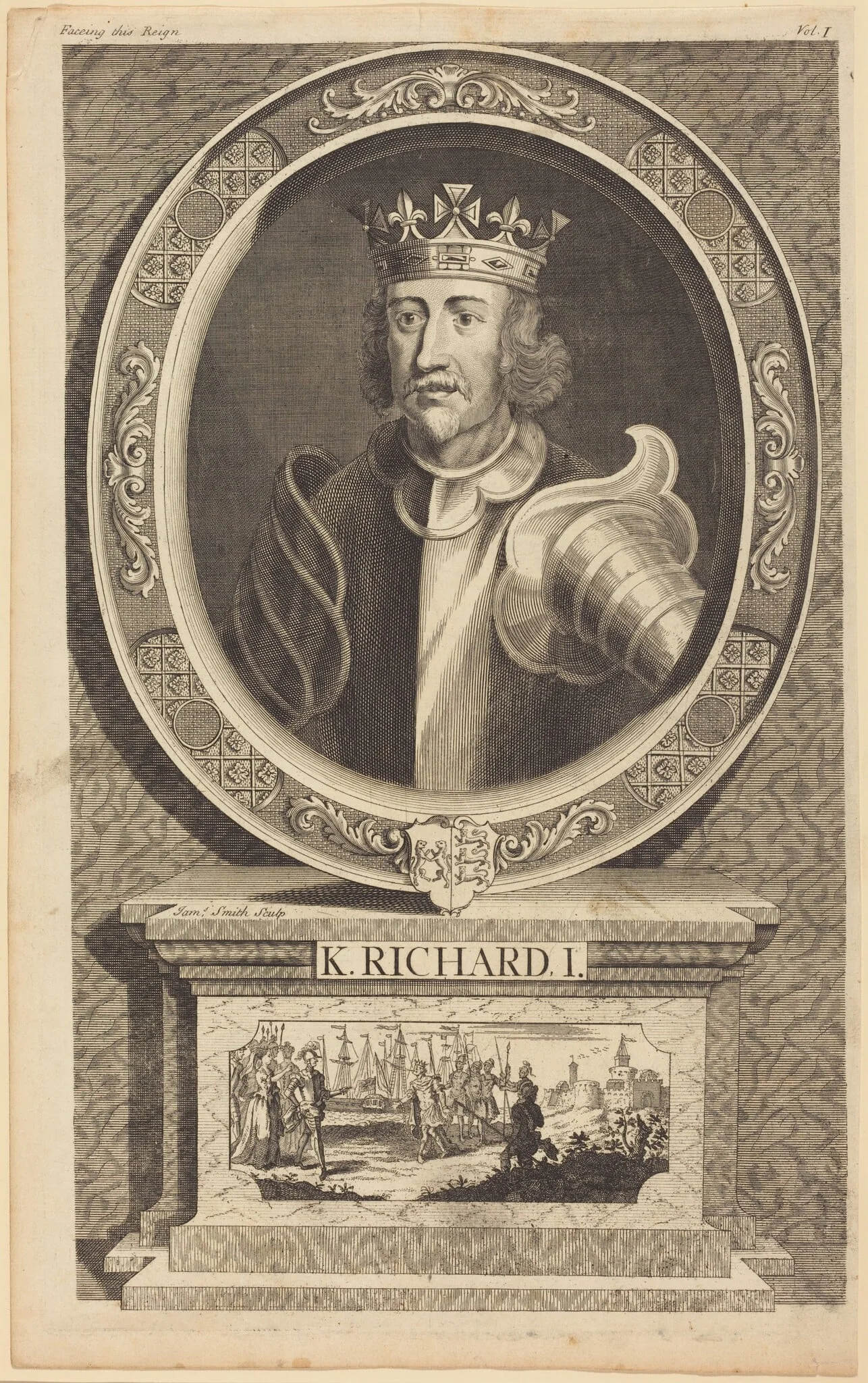 King Richard I, detail