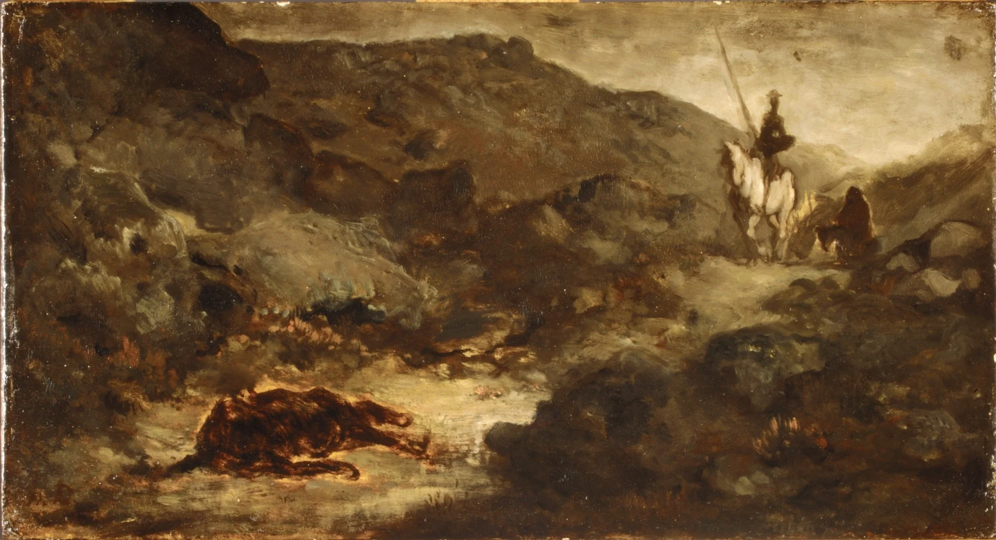 Don Quixote and the Dead Mule, detail