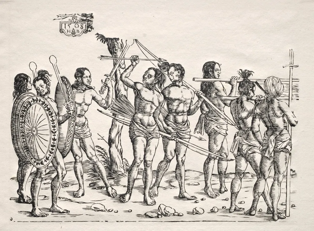 The King of Cochin, by Hans Burgkmair I, 1508