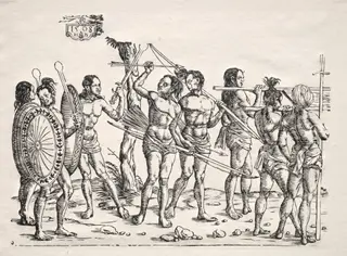 The King of Cochin, by Hans Burgkmair I, 1508