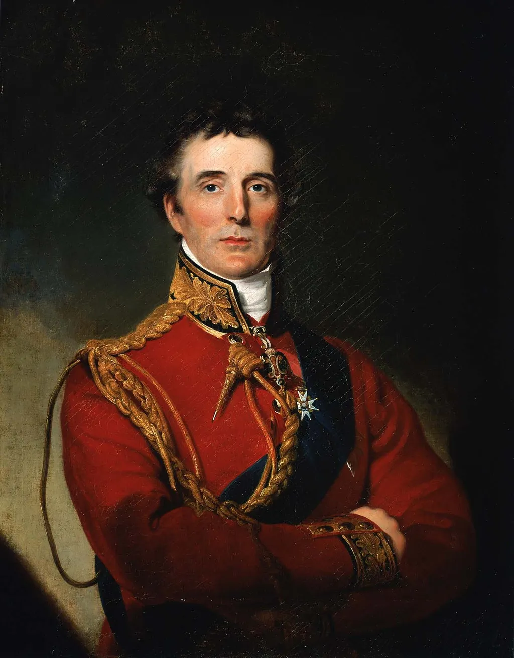 Duke of Wellington (copy after Sir Thomas Lawrence), by Rembrandt Peale, oil, 1818