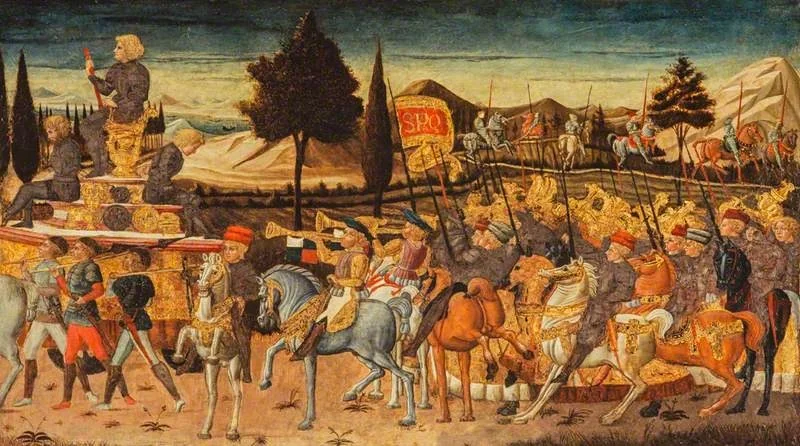 The Triumph of a Roman General, detail