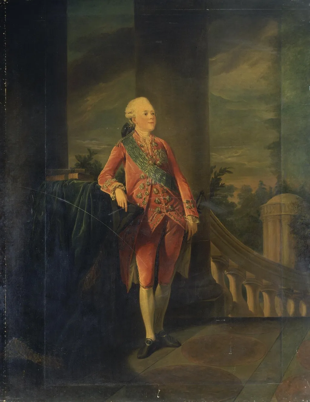 Grand Duke Pavel Petrovich of Russia, by Peter Falconet, oil, 1773