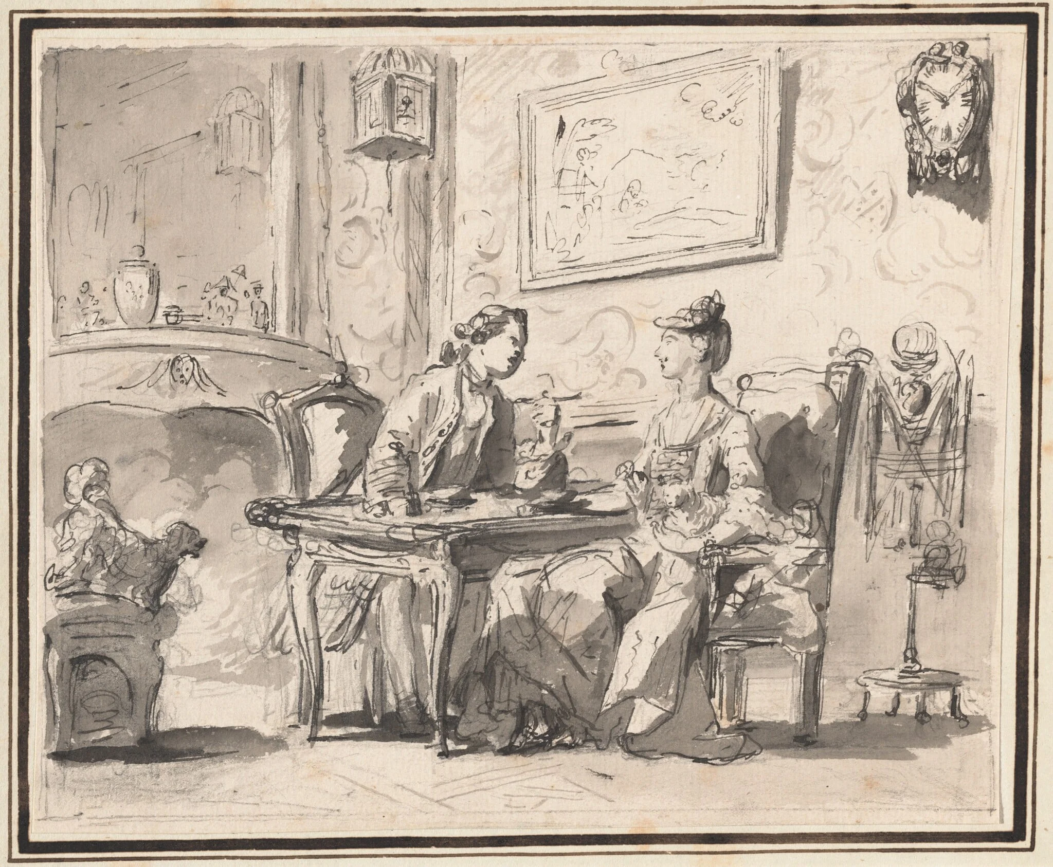 Conversation Piece, detail