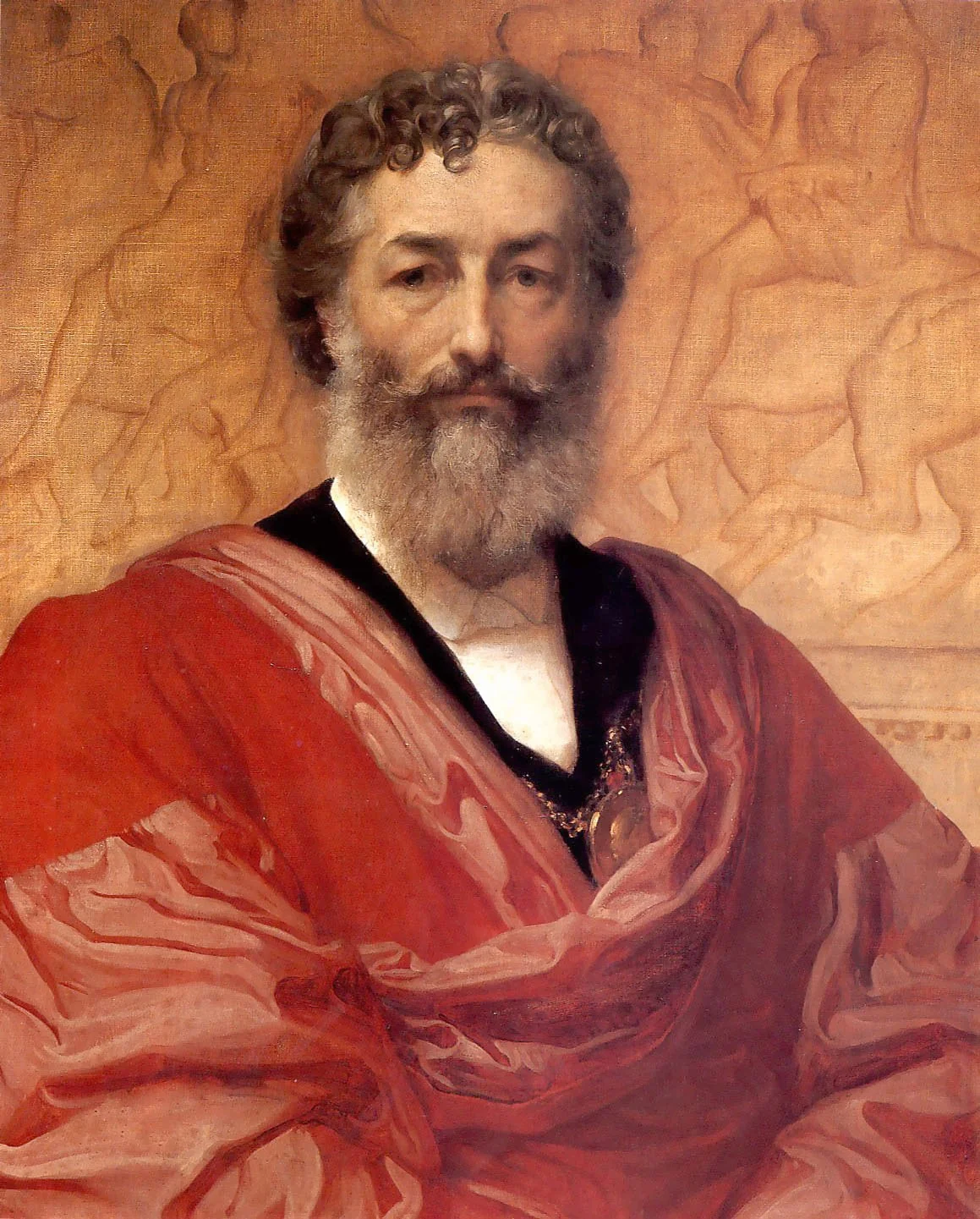 Self-portrait, detail