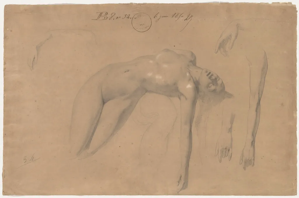 Reclining Female Nude, by William Adolphe Bouguereau, 1875