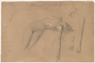 Reclining Female Nude, by William Adolphe Bouguereau, 1875