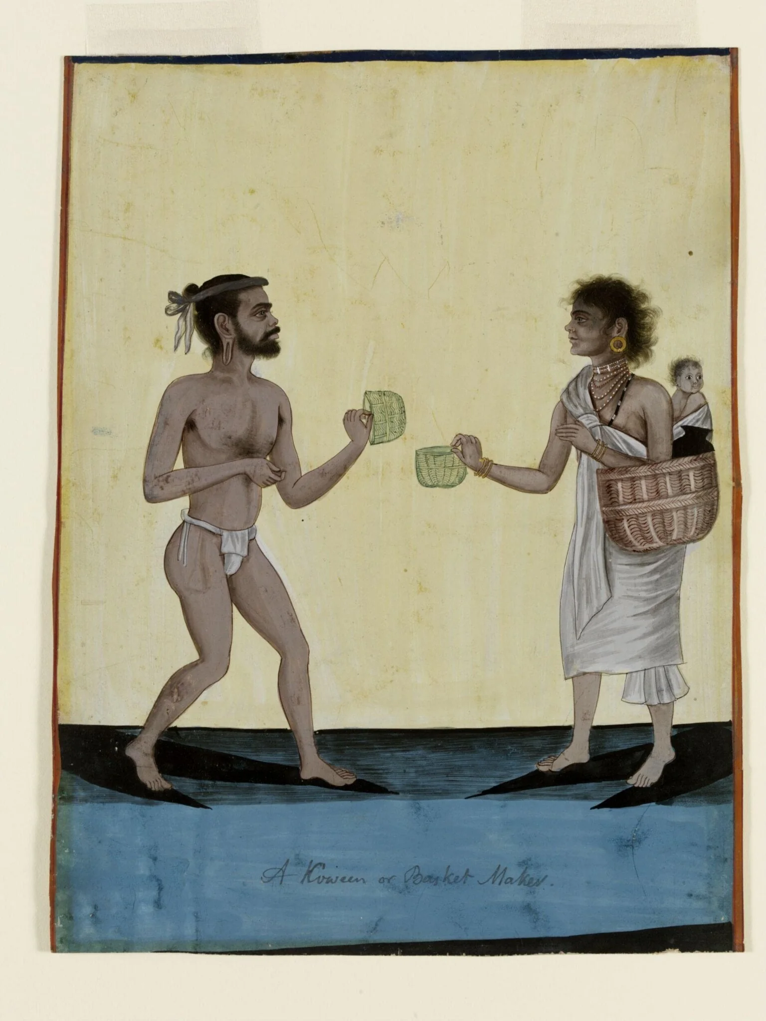 Basket-makers, detail