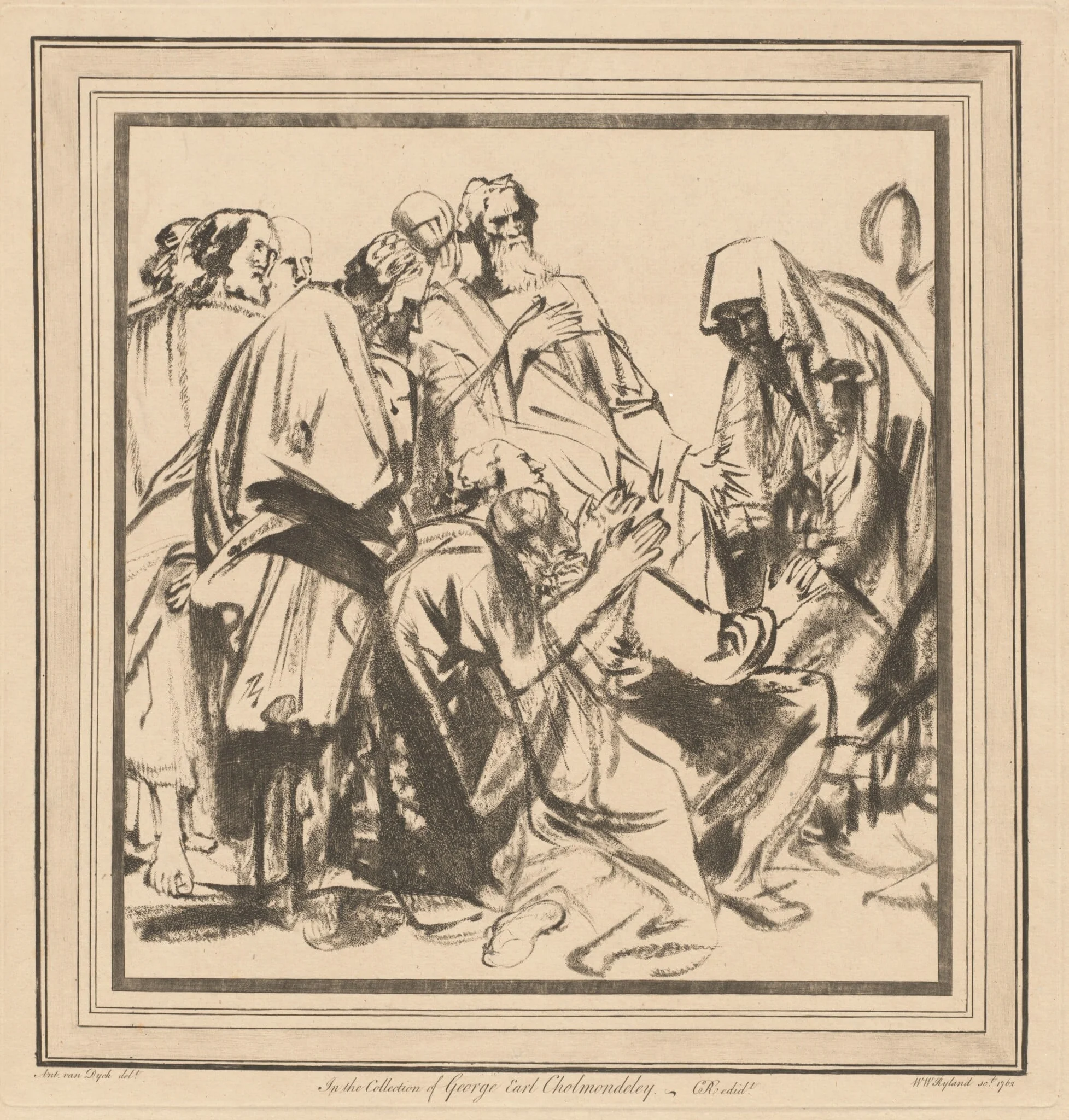 Jacob Persuaded to Send Benjamin with His Brethren into Egypt, detail