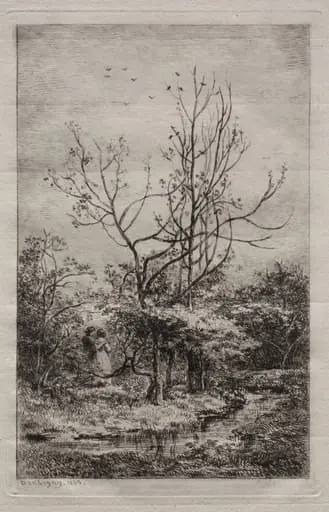 The Orchard, by Charles François Daubigny, 1868