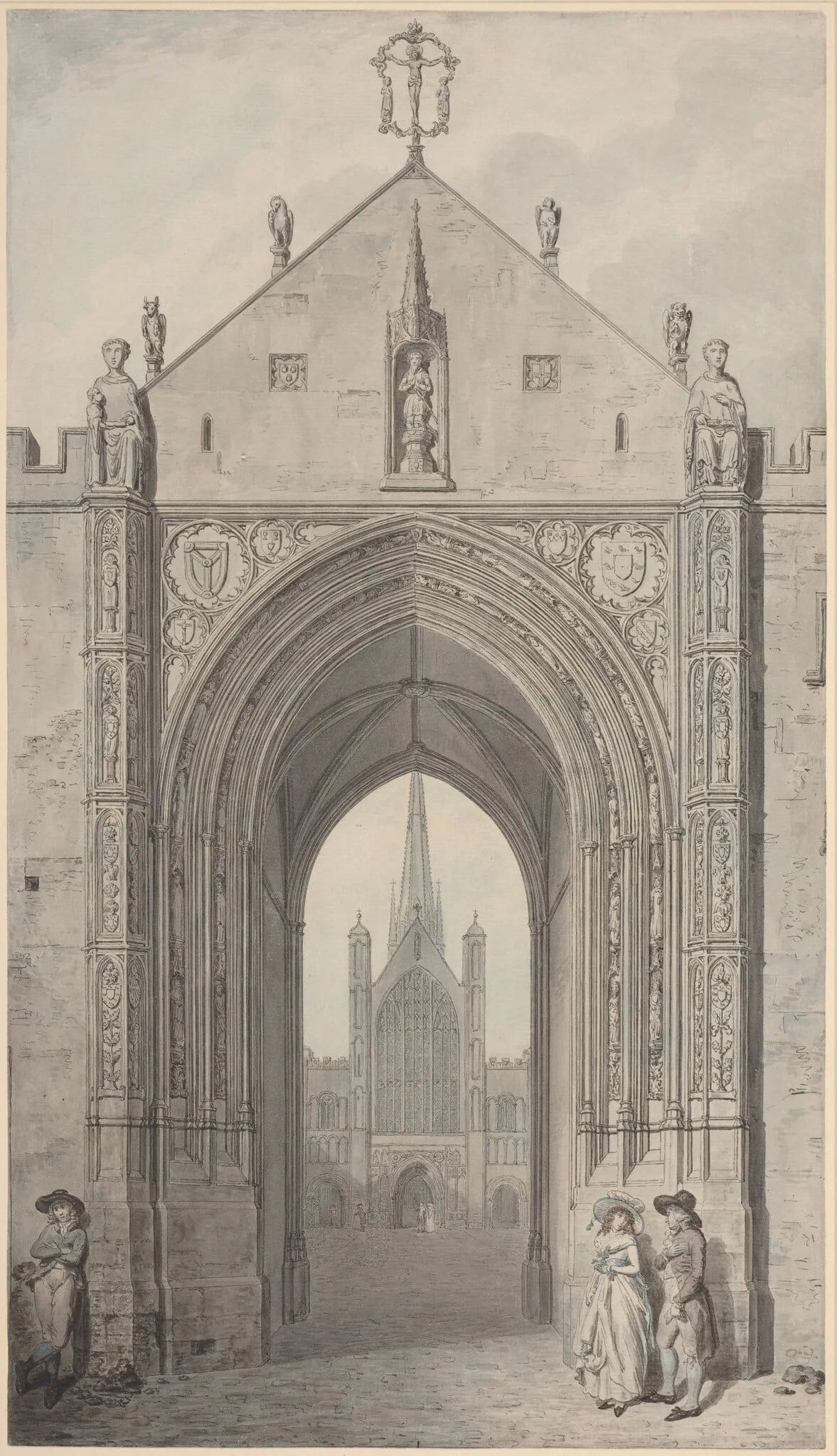 The Erpingham Gate, Norwich, detail