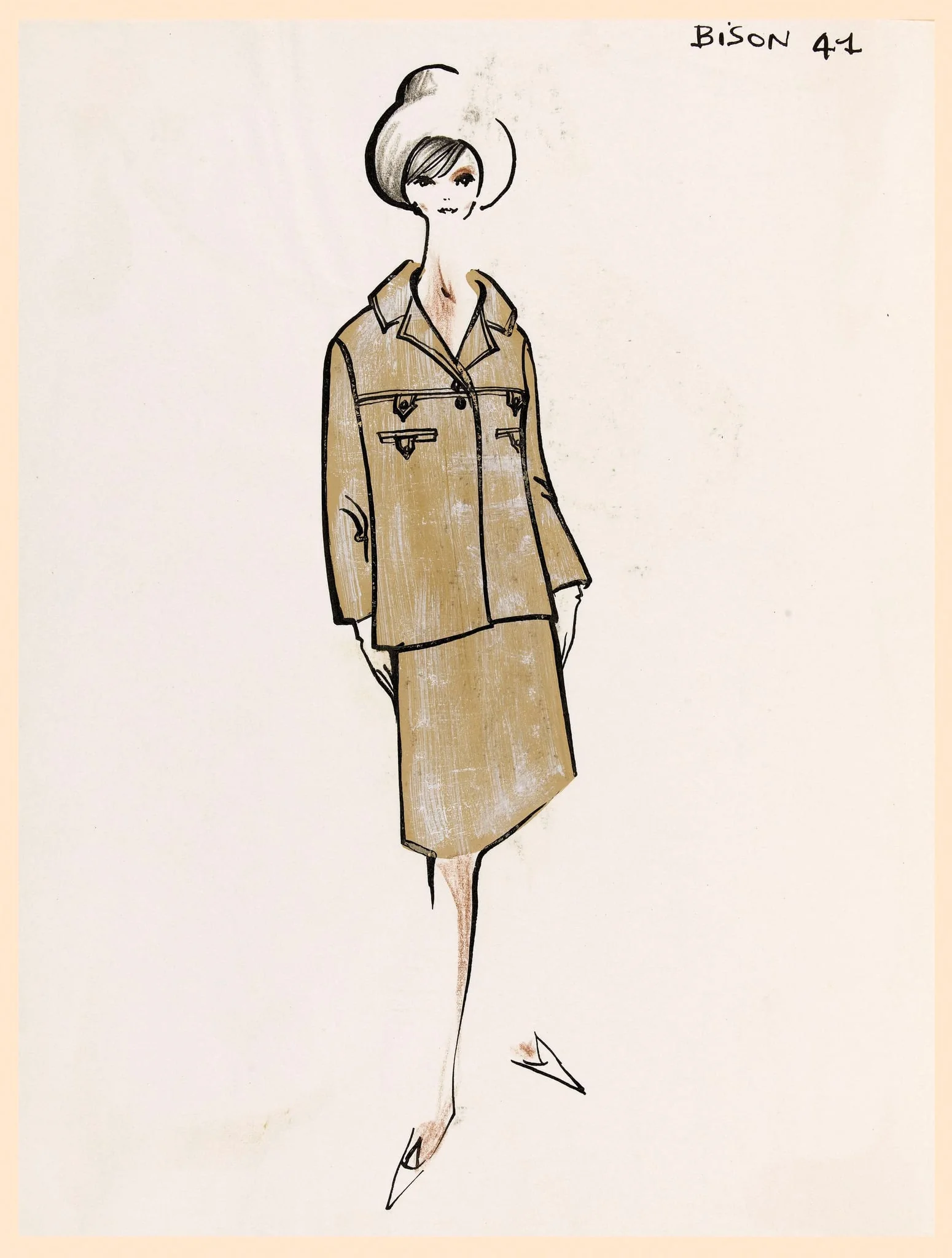 Bison, detail