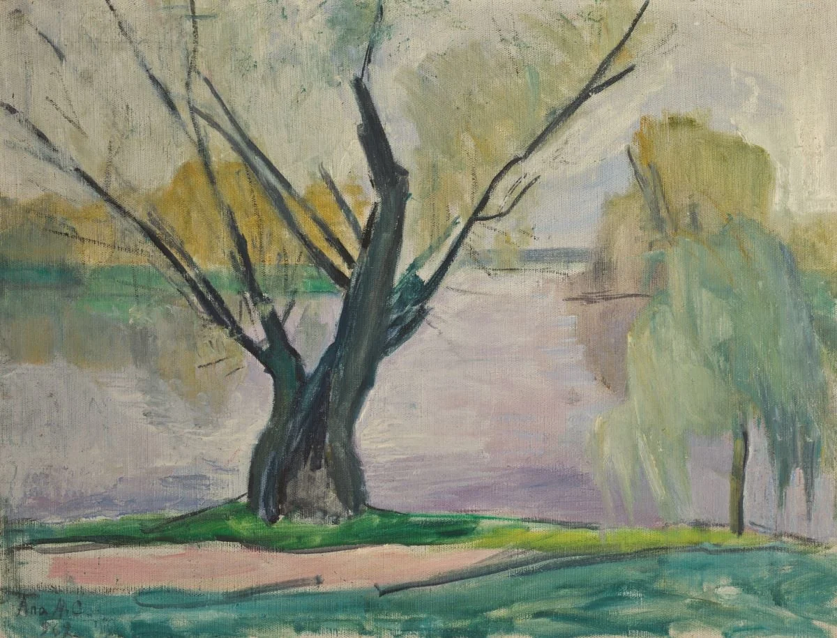 Peisaj de toamnă, detail