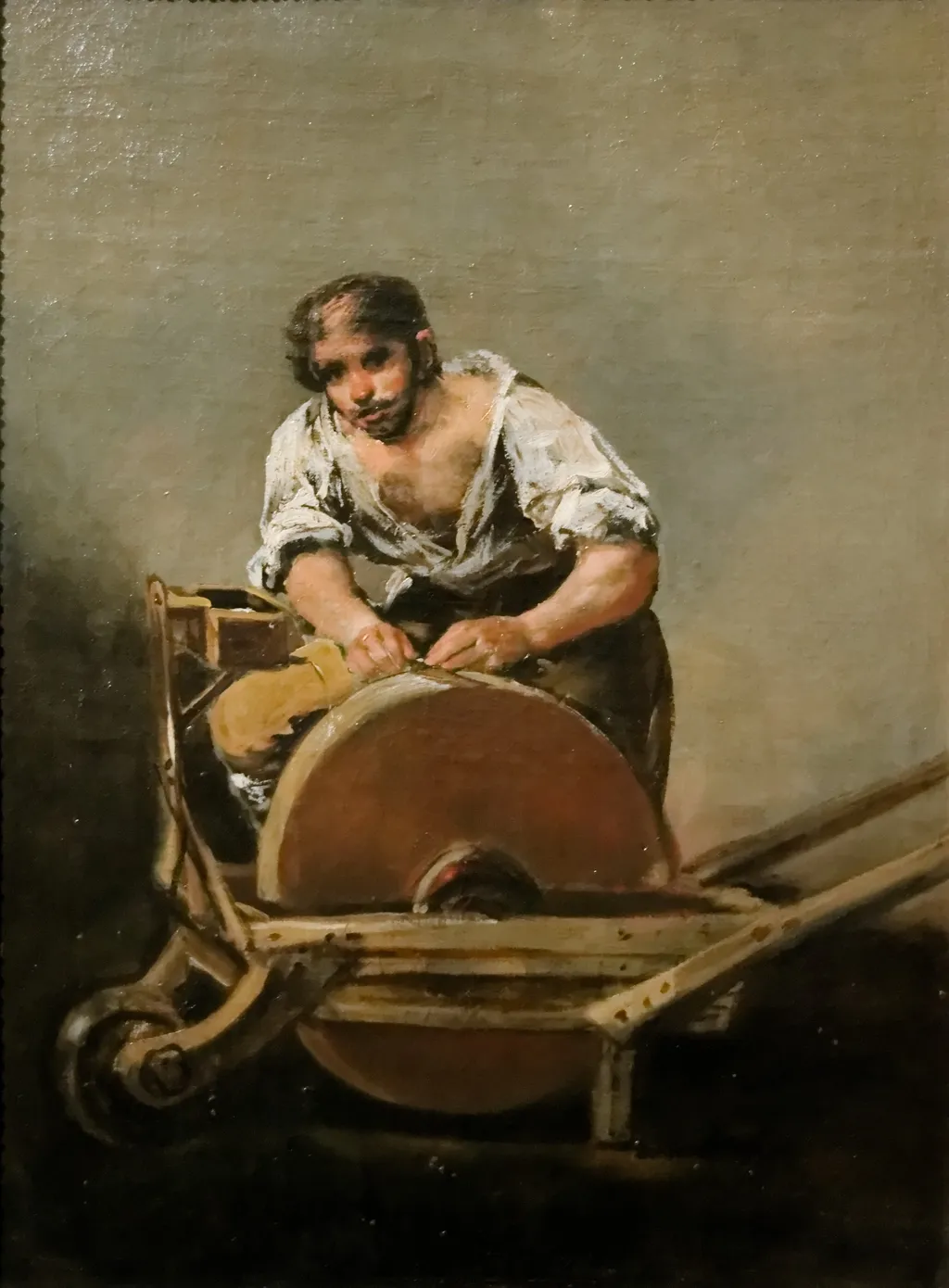 The Knifegrinder, by Francisco de Goya, oil, 1808