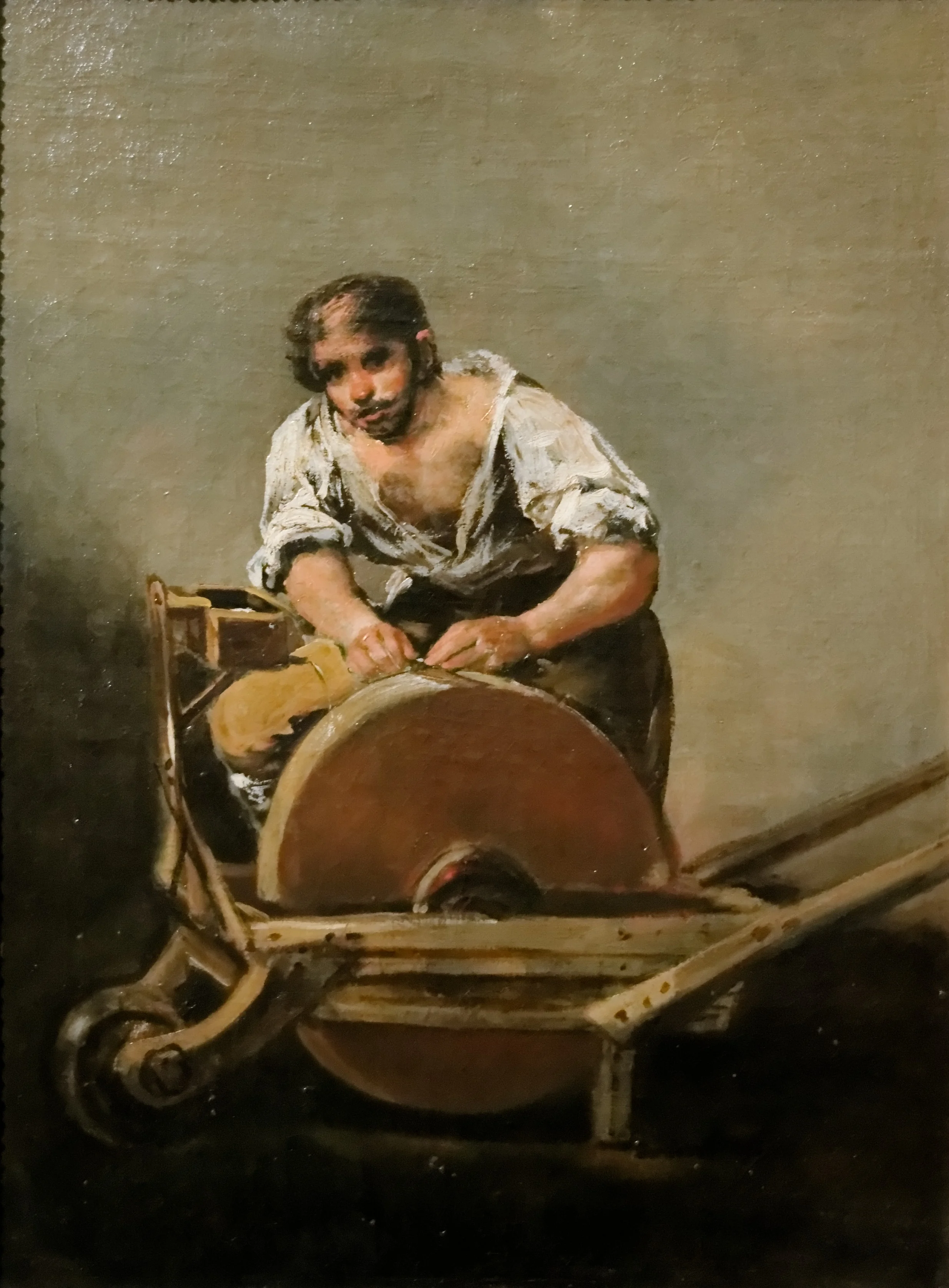 The Knifegrinder, detail