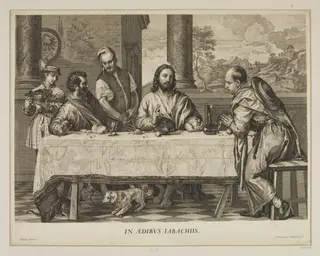 IN ÆDIBUS IABACHIIS, by François Chauveau, 1650
