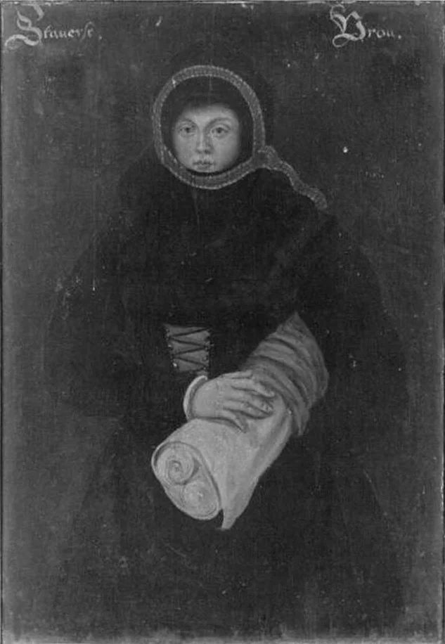 Vrouw uit Staveren, detail