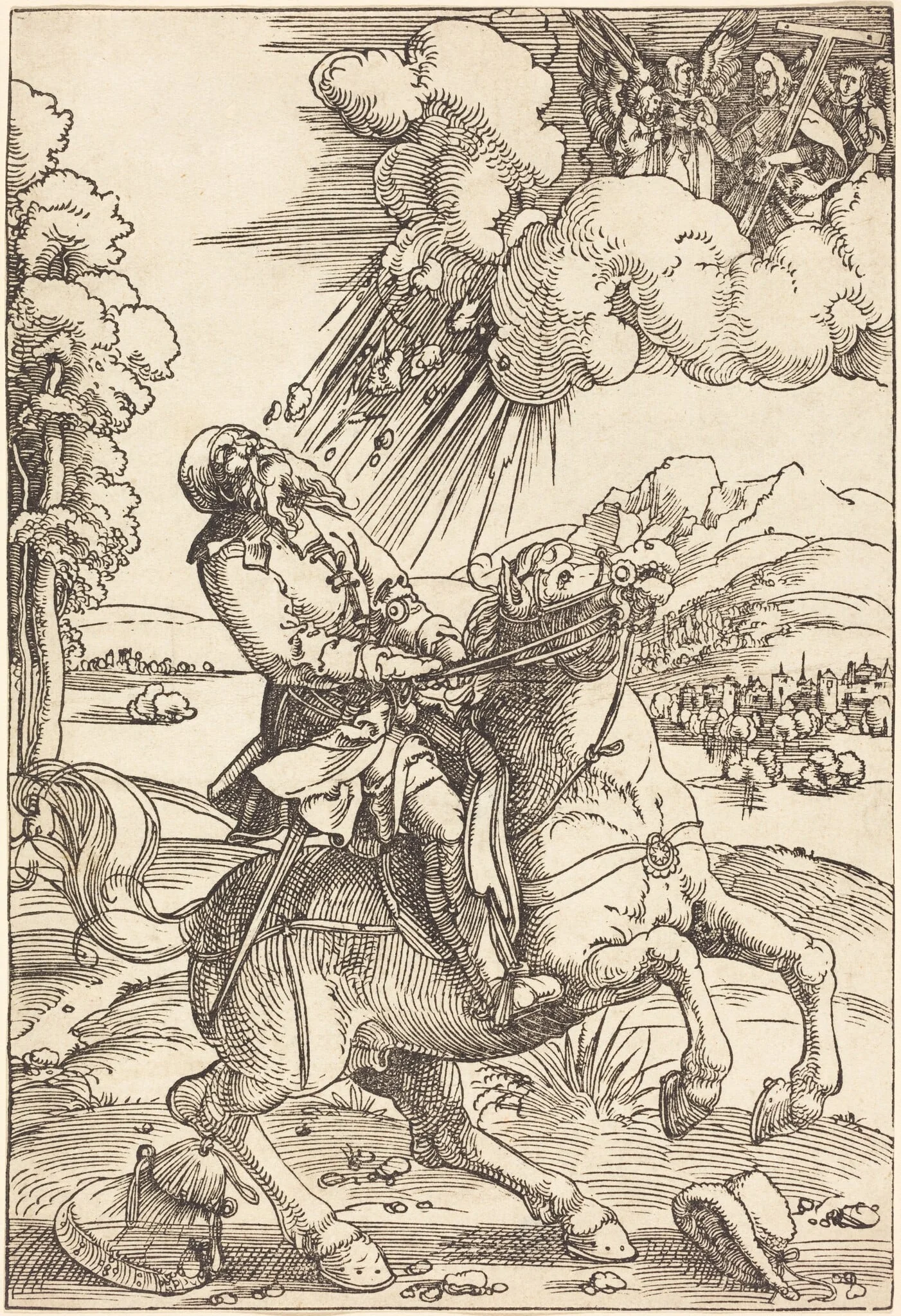 The Conversion of Saint Paul, detail