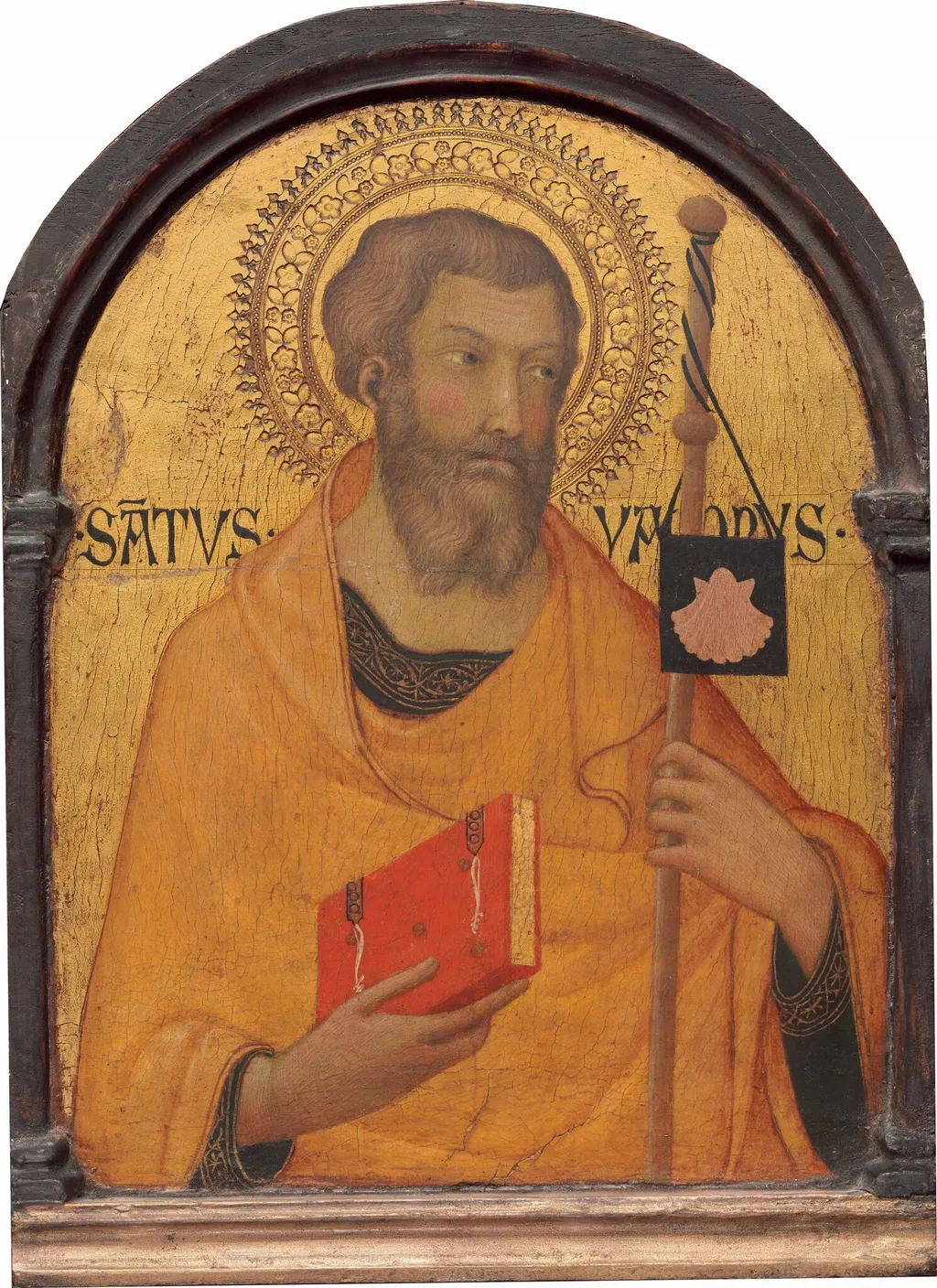 Saint James Major, by Simone Martini, tempera, 1318