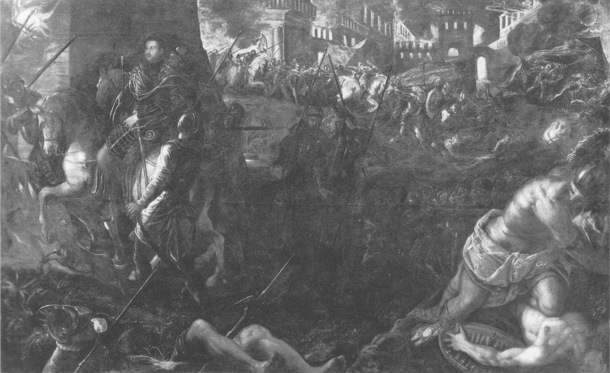 Gonzaga-Zyklus, II. Reihe, 1. Einnahme von Mailand, detail
