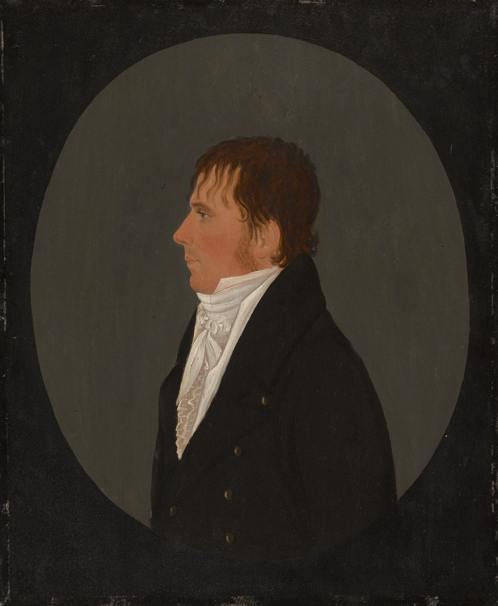 Profile Portrait of a Young Man, detail