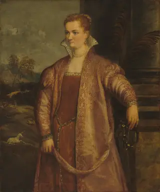 Irene di Spilimbergo, by Titian, oil, 1560