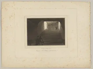 Nel Palazzo Giustiniani (In the Palazzo Giustiniani), by Carlo Baldassare Simelli, ink, 1840
