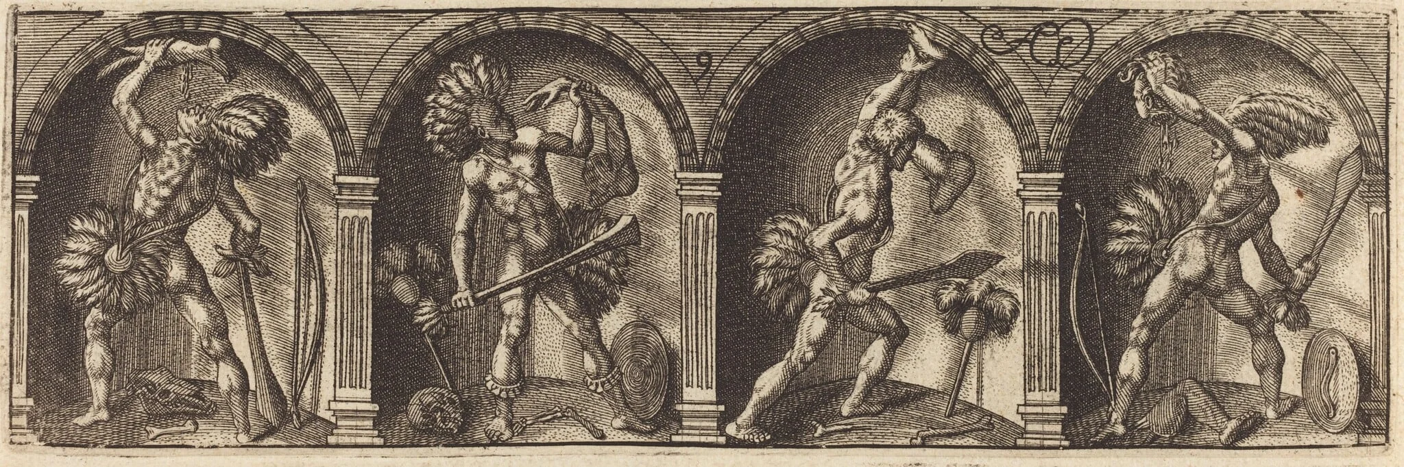 Les divers pourtraicts et figures IX, detail