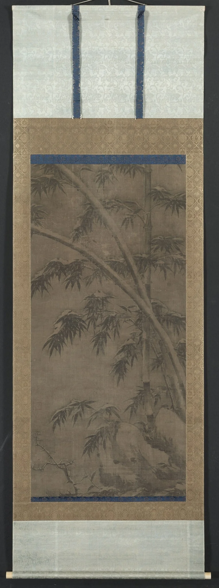 Bamboo in Four Seasons: Winter, detail