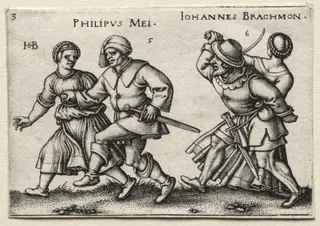 The Village Wedding:  Philipus Mei, by Sebald Beham, 1546