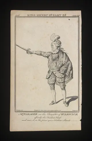 John Palmer Junior as the Earl of Warwick, by Charles Grignion, 4