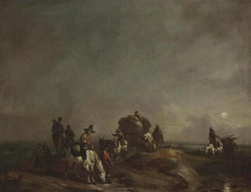 Returning from the Hay Harvest, detail