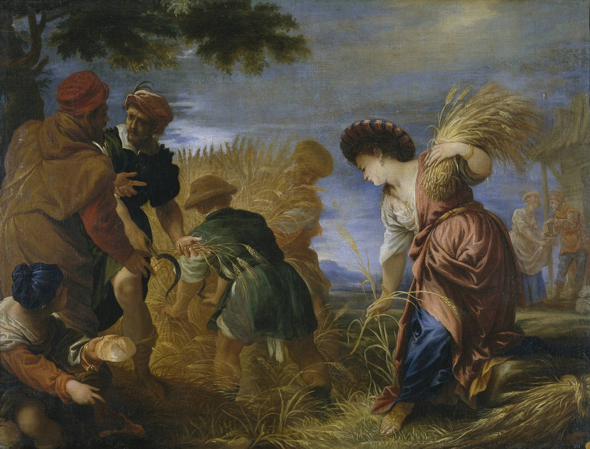 Los segadores de la tierra de promisión, detail
