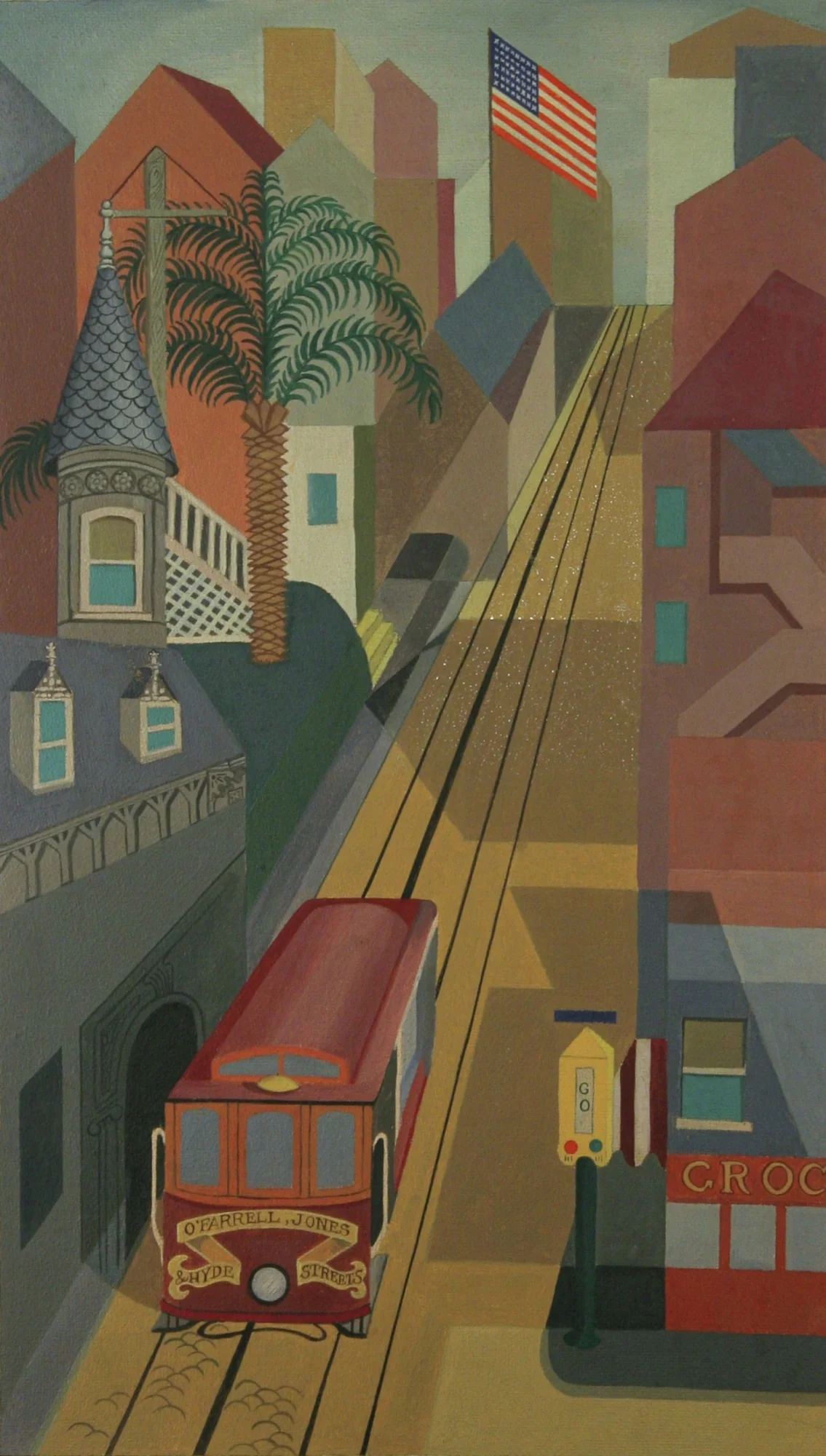 Hyde Street Trolley, detail