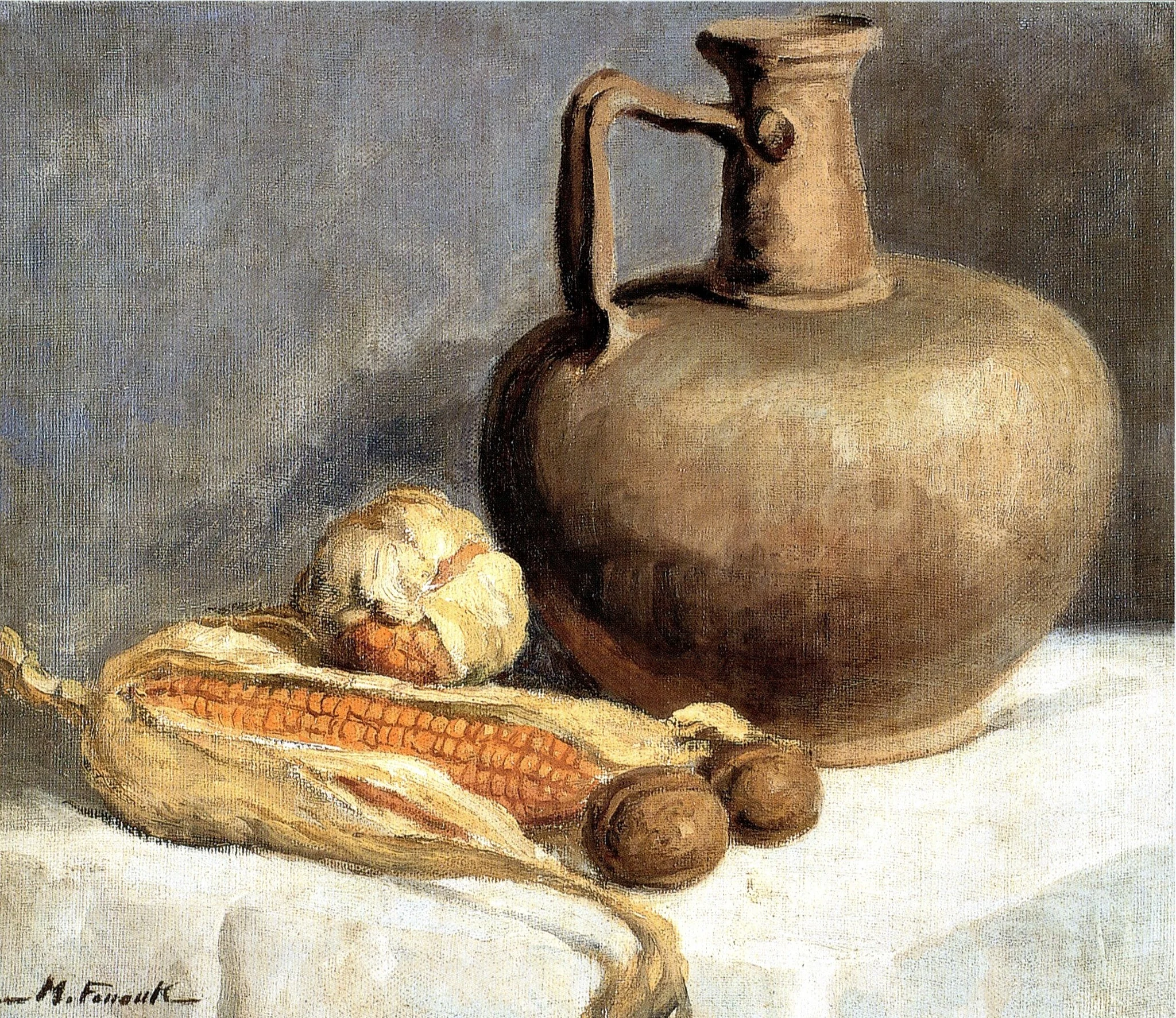 Still Life and a Cob, detail