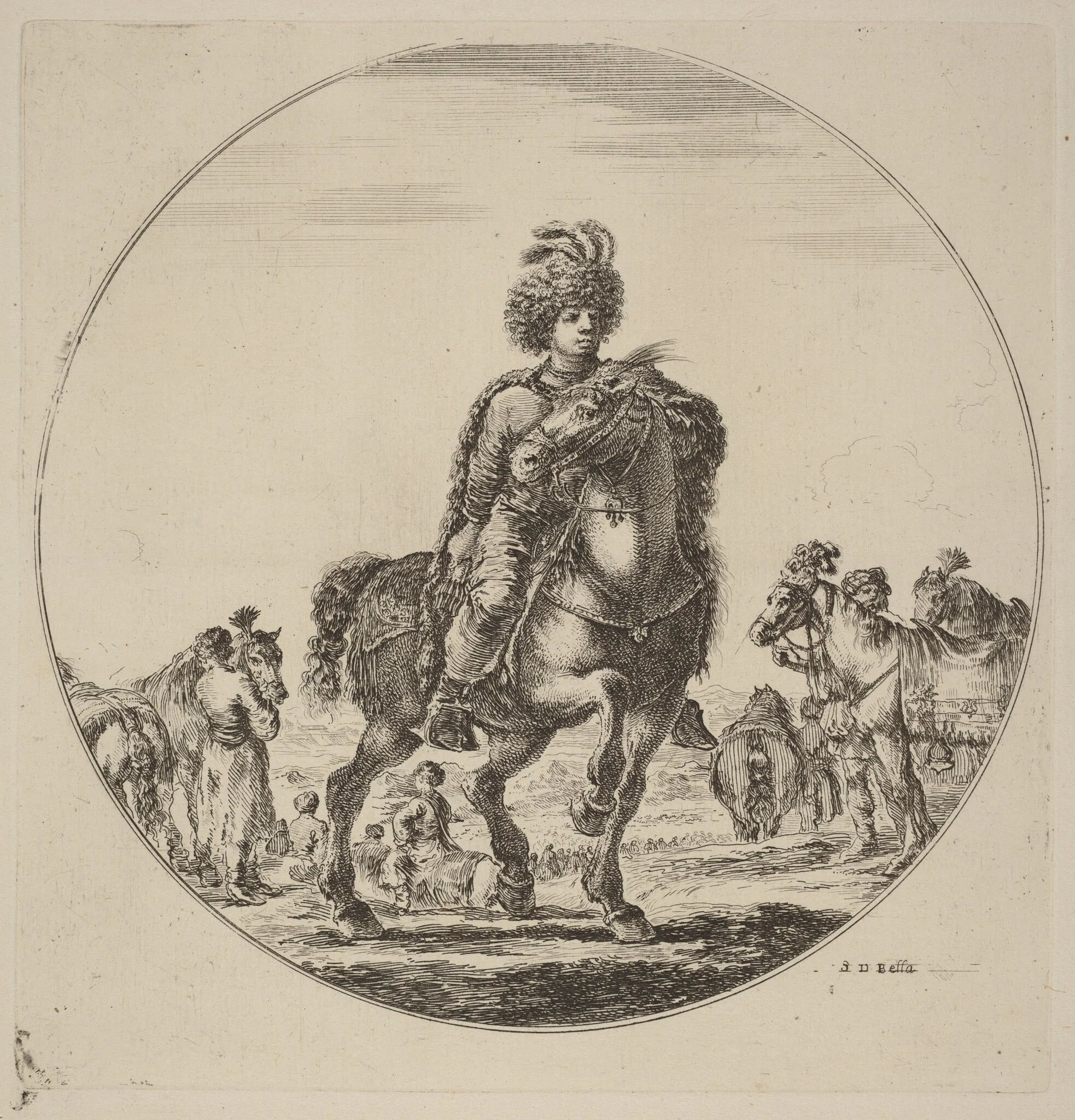 Hungarian Cavalier, detail