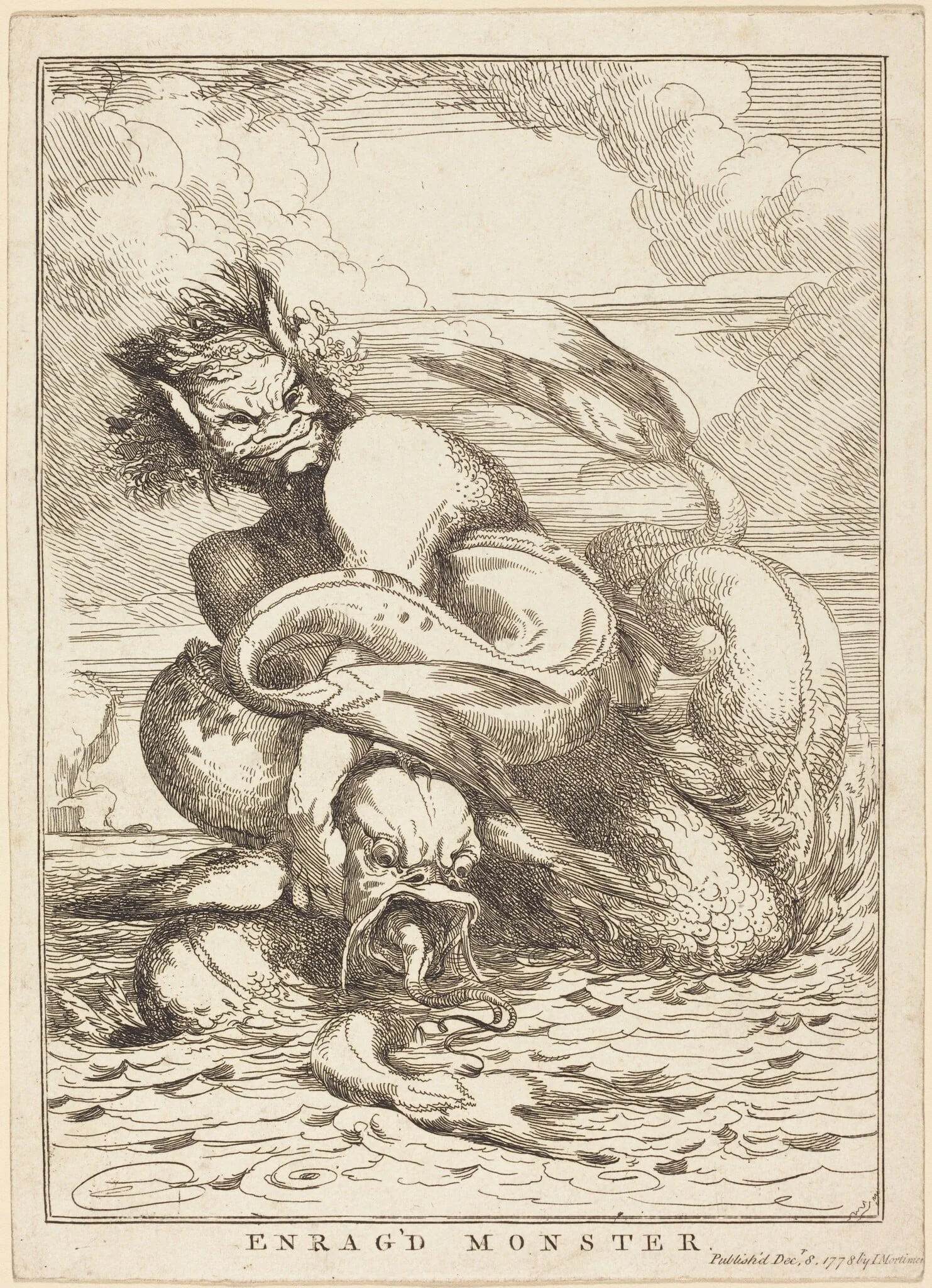 Enrag'd Monster, detail