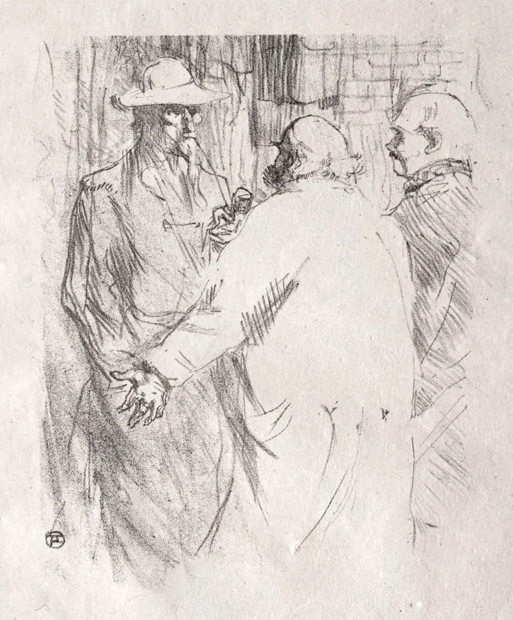 Au pied du Sinaï: Clemenceau à Busk, detail