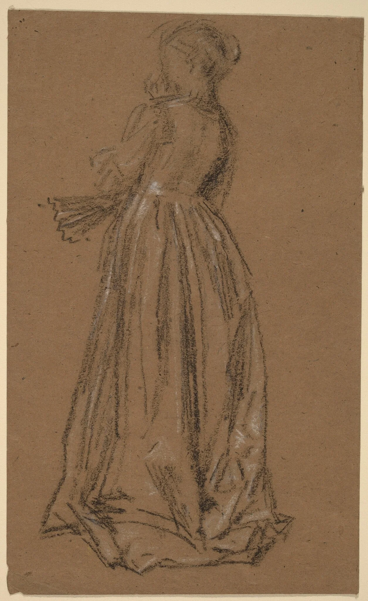 Woman with a Fan, detail