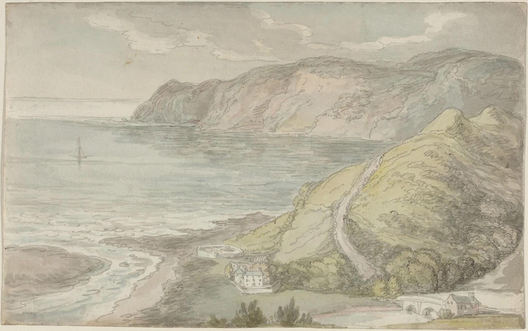 View from the Inn at Lynton, detail
