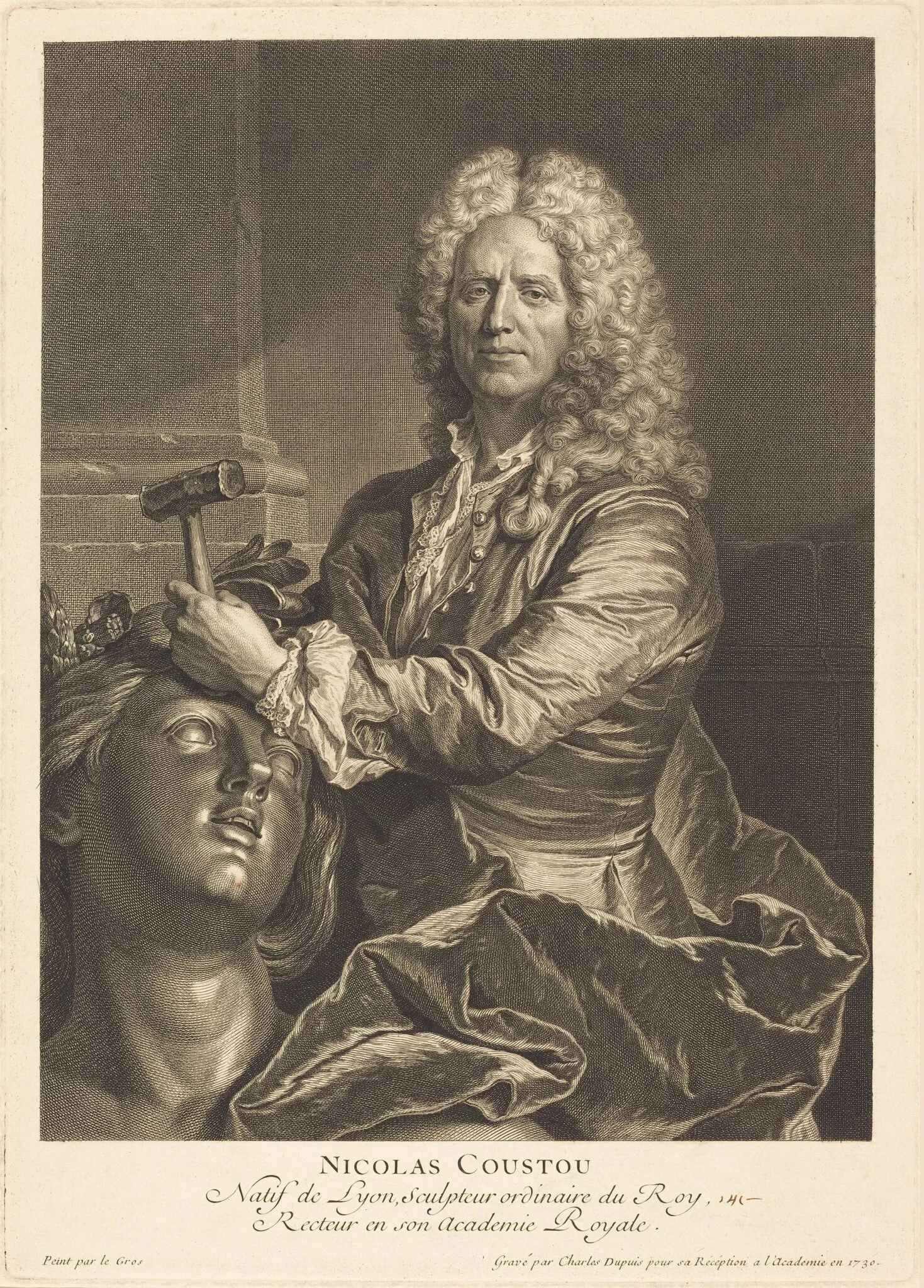 Nicolas Coustou, detail