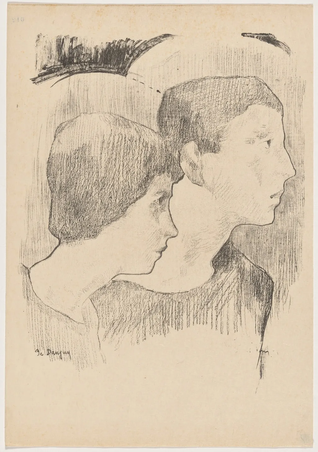 Martyrs, by Jean Danguy, ink, 1895